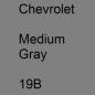 Preview: Chevrolet, Medium Gray, 19B.